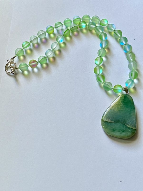 5.20” Fused Sea glass in green/blue hues