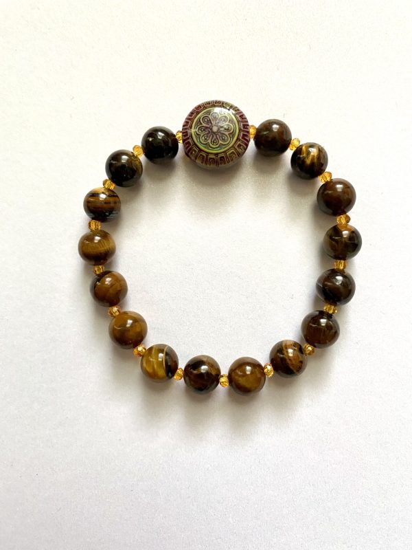 Tiger's Eye & Mood Bead